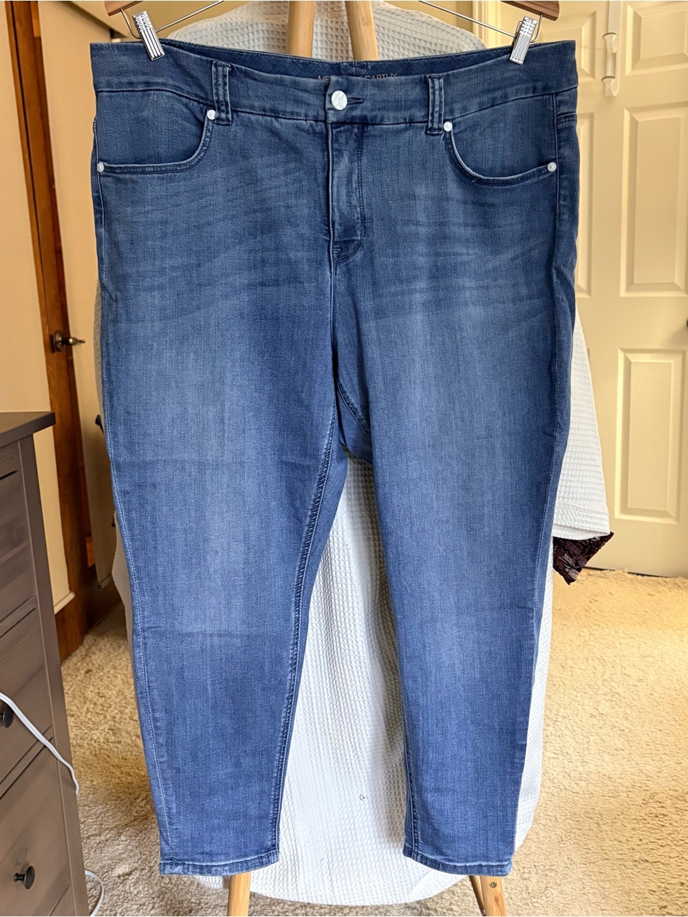 Melissa McCarthy Skinny Jeans - Dark Blue Wash 20W